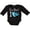 AB-Black, variant on Inktastic 1st Birthday Mermaid Party Girls Long Sleeve Baby Bodysuit
