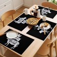 thumbnail image 5 of Retro Farm Placemats Set of 2, Chicken Pig Cow Farmhouse Animal Wood Grain Non-Slip Place Mats Washable Table Mats for Kitchen Dining Table Decorations Indoor/Outdoor, 5 of 9
