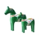thumbnail image 5 of 2 estatuas suecas de caballos de Dala, tallas de madera de caballos de Dala, objetos de colección, artesanías, verde, 5 of 9