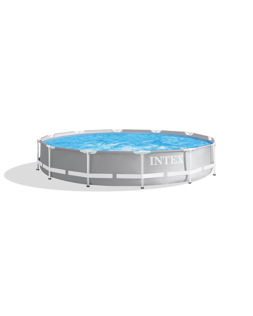 Intex 26700EH 10ft x 30in Prism Metal Frame Above Ground Backyard Swimming Pool (Pump Not Included)