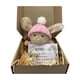 thumbnail image 2 of Decoraciones de Pascua, adornos de Pascua, regalos de Pascua, mini lindo regalo de Pascua con gorro de punto y bolsillo de terciopelo suave, apoyo emocional con caja de regalo y tarjeta, muñeco de pel, 2 of 3