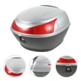 thumbnail image 1 of Motorcycle Luggage Case Lock Storage Carrier Case Motorbike Tail Trunk Motorbike Rear Box, 1 of 9