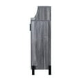 thumbnail image 3 of Furniture of America Liguari Wood 5-Shelf Shoe Cabinet in Distressed Gray, 3 of 7