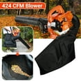 thumbnail image 6 of 2 Stroke Handheld Leaf Blower, Gas Powered Leaf Blower Dual-Purpose (Blowing and Suction) Cleaner with Straight and Curved Blow Pipe, for Cleaning Leaf Road Snow, Orange-Orange, 6 of 8