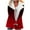 Red, variant on Clearance LYXSSBYX Jackets for Women Casual Fall Women's Fashion Long Sleeve Pocket Plush Button Coat Long Sleeve Hatless Casual Coat/Jacket