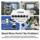 thumbnail image 5 of 5 Port 1000Mbps Network Ethernet Switch for Office Home EU Plug, 5 of 5