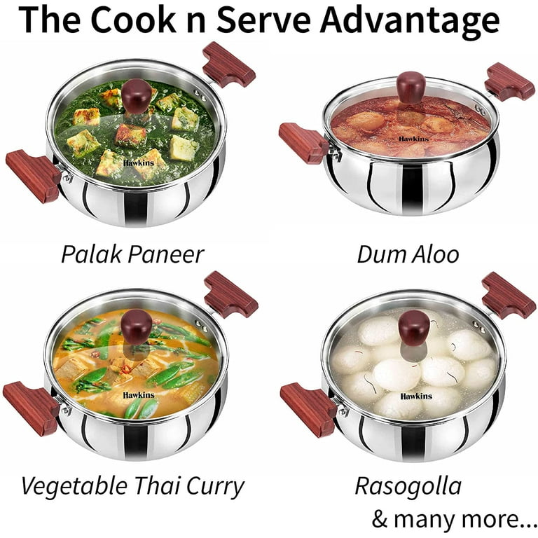 Hawkins stainless steel online cookware