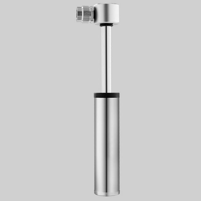 Mini Pompe pour Bicyclette - Convient à Presta et Schrader - Alliage d'Aluminium Léger - Gonfleur Portable Noir