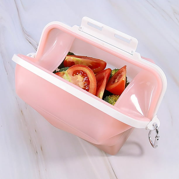 Folding Tupperware Storage Box Silicone 1500Ml Silica Gel Reusable