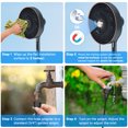 thumbnail image 4 of Dr. Prepare Magnetic Outdoor Mister Fan Kit, Portable Misting Cooling System for Patio Backyard Pool, 4 of 8