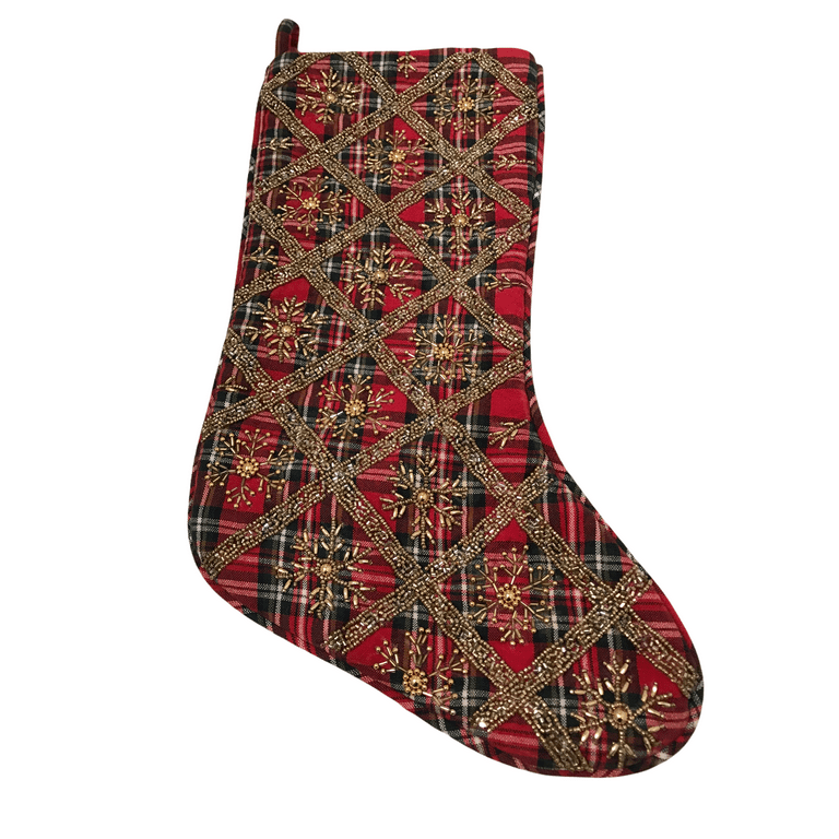 Beaded christmas stocking sale patterns