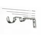thumbnail image 4 of Linen Avenue Cage Double Window Curtain Rod Set, 28 to 48-inch, Polished Nickel, 4 of 4