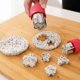 thumbnail image 5 of Kearding Molde para hornear de acero inoxidable resistente al desgaste, 12 Uds., molde para galletas desmontable portátil, herramientas de escultura con Cocina y Comedor Púrpura Kearding HA7740-02B, 5 of 6