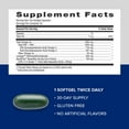 thumbnail image 5 of GNC Triple Strength Fish Oil Plus Joint Omega 3, 1000mg EPA and DHA, Heart Health, Plus Fast 5 Day Comfort, Brain, Skin, and Eye, Antioxidants and Botanical Extracts, Control Fish Burps, 30 Servings, 5 of 7