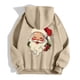 thumbnail image 5 of WILLBEST Sudadera de Mujer Ladies' Christmas Printed Zipper Long Sleeved Pocket Drawstring Casual Hooded Sweatshirt 1685 XX-Grande, 5 of 8