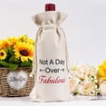thumbnail image 7 of Funny Birthday Gifts Wine Bag - Happy Birthday Wine Bottle Gift Bags with Drawstring, 18th 21st 30th 40th 50th Birthday Present for Women Coworker Friends Family, 7 of 7