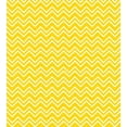 thumbnail image 3 of Yellow Duvet Cover Set, Zig Zag Chevron Pattern in Yellow and White Colors Modern Inspired Art Print, Decorative 2 Piece Bedding Set with 1 Pillow Shams, Twin Size, Yellow and White, by Ambesonne, 3 of 3