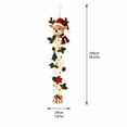 thumbnail image 3 of Festive Knit Reindeer Porch Decorations with Led Garland Lights, Hanging Outdoor Front Porch Decor for Seasonal Display, Joyful Indoor Christmas Decorations with Snowflake and, 3 of 7
