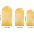 thumbnail image 1 of QinaQin 6.6FT Wedding Arch Cover, Double-Sided Spandex Fitted, Gold, 1 of 8