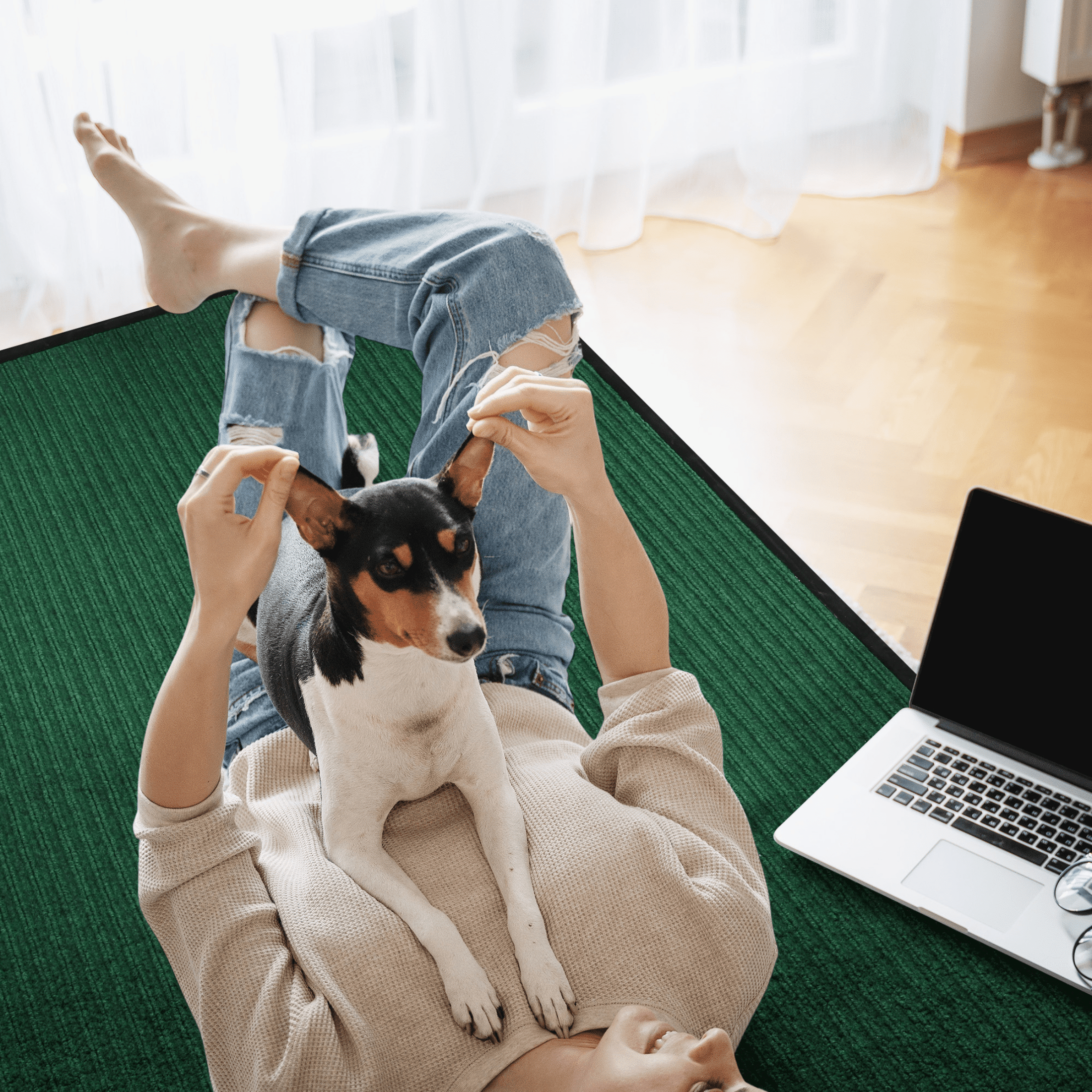 OVYEOFR Outdoor Indoor Carpet Runners, 3ft x 10ft Non Slip Rubber Back Commercial Entrance Mats, Heavy Duty Hallway Runner Rug Doormat