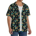 thumbnail image 4 of Haiem Colorful Turtles Men's Casual Shirts Short Sleeve Button Down Shirts Fashion Textured Summer Beach Shirt-XX-Large, 4 of 7