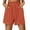 Orange, variant on zbxnLI Women's Cotton Linen Shorts with Pockets High Waist Summer Ladies Loose Casual Shorts Solid Color