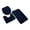 Navy Blue, variant on Soumake 3 Pcs/Set Bathroom Floor Mat Non-slip Super Absorbent 3D Thickened Tufted Fall Winter Thermal Insulation Floor Carpet Toilet Cover Pad