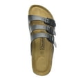 thumbnail image 3 of CloudAir Ladies' Ruth Slip-On Contoured Comfort Footbed Buckle Sandals, 3 of 5