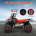 thumbnail image 4 of Qaba 6V Kids ATV Quad, 4 Wheeler Electric Ride on Car w/ Headlights, Black, 4 of 10