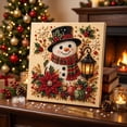 thumbnail image 2 of Clearance Gunhay DIY Christmas Pearl Diamond Painting Kit, 5D Pearl Art Craft for Adults and Beginners, Christmas Church and Jesus Wall Decor for Holiday Gifts, Snowmen, 2 of 7