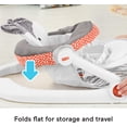 thumbnail image 5 of Fisher-Price Silla portátil para bebé, asiento de piso premium para sentarse con bandeja para refrigerios, barra de juguetes y cojín de asiento lavable de felpa, Peek-a-Boo Fox, 5 of 5