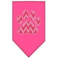 thumbnail image 3 of Christmas Pet and Dog Bandana Rhinestone, "Candy Cane Chevron Paw", 3 of 10