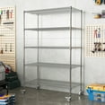 thumbnail image 6 of Metal Shelves for Storage Garage Shelving 2000LBS Heavy Duty Storage Shelves Adjustable Garage Shelf Industrial Shelving Unit Storage Utility Rack, 6 of 18