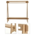 thumbnail image 4 of EeaseCA Mini Doll Clothes Rack Miniature Clothes Wood Display Stand Doll House Garment Rack Decor, 4 of 8