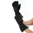 thumbnail image 6 of Leather Ski Glove - Warm Breathable Winter Gloves for Snow Sports - Wool Insulation - Classic Snowboarding Gloves - Tan/Black - Large, 6 of 8