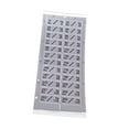 thumbnail image 1 of jinwen Weight Stack Labels Decals for Workout Strength Training Resistance Trainers 5kg Silver, 1 of 9