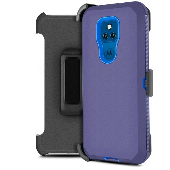 for Motorola Moto G Play 2021 Phone Case Dual Layer Full-Body Rugged Clear Back Case Drop Resistant Shockproof Case with Built In Screen Protector