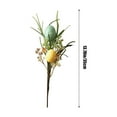 thumbnail image 3 of Honeeladyy 1Pcs Easter Simulated Floral Picks 13.78inch Artificial Easter Flowers Stems with Colored Eggs Ornament Easter Spray Vine with Easter Eggs for Easter Vase Bouquet Decor, 3 of 6