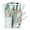 Light-Green, variant on HEESEM 19-Piece Kitchen Utensil and Knife Set, Silicone Cooking Utensils with Wooden Handles, Stainless Steel Knife Block Set with Cutting Board-Black