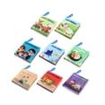 thumbnail image 4 of 8 libros de tela para bebés, juguetes sensoriales, juguetes de viaje, juguetes interactivos Montessori, libros arrugados para recién nacidos, niños y 115 x 115 x 2 cm, 4 of 8