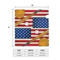 thumbnail image 4 of Rateoe American Flag And Baseball Printed Mailbox Covers - Easy to Install Fall, Winter, Spring, Summer Mailbox Cover - Weather and UV-Resistant Mailbox Decor - Mailbox Magnetic Covers-21x18 in, 4 of 8