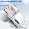 thumbnail image 5 of Allytech for Google Pixel Fold Clear Case, Hybrid Rugged Anti-Yellow Shockproof Hard Shell Back Cover Phone Case for Google Pixel Fold, Clear, 5 of 9