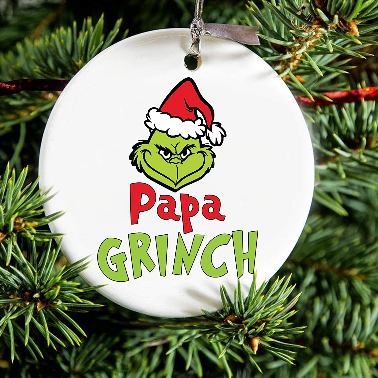 papa christmas ornament