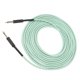 thumbnail image 4 of Cable para instrumentos musicales Cable de extensión de audio con blindaje trenzado y enchufe niquelado de 6 metros (verde), 4 of 12