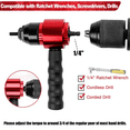 thumbnail image 6 of iMeshbean Electric Rivet Nut Tool Adapter, Cordless Rivet Gun Kit for Electric Drill/Ratchet Wrench 1/4", Riveting Tool, Insert Nut Drill Tool Kit, 6 of 10