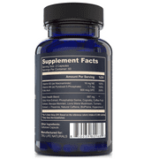 NEUROACT Brain Health , Natural Nootropic Supplement for Memory, Focus, Concentration with CognatiQ (NeuroFactor) , Lions Mane Mushroom, Phospatidyl Serine, Bacopa Monnieri | 60 Capsules