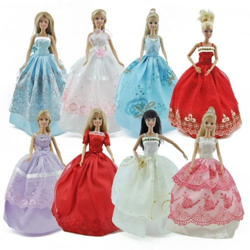 barbie wedding dress walmart