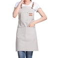 thumbnail image 2 of Joernso Breathable Apron with Pocket Cotton Reinforced Stitching Cooking Bib for Home, 2 of 8