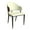 Red, variant on LeisureMod Aria Upholstered Modern Dining Chair with Metal Legs Armless Upholstered Leather Accent Chair, Contemporary Side Chair for Dining, Living, and Kitchen in Grey