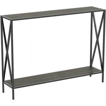 Safdie & Co. Console Table, Dark Grey